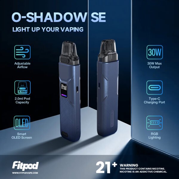 【小煙主機】FITPOD O-Shadow SE通用空倉套組｜適配XLIM Pro / SQ PRO｜0.4~1.2Ω全阻值齊全